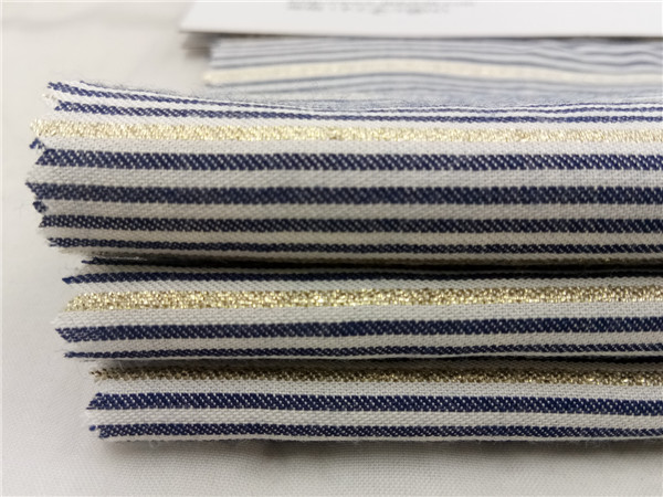 人造棉色織布 金絲人棉條子布 人造棉色織布 金絲人棉條子布